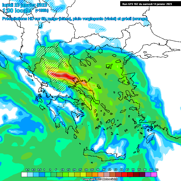 Modele GFS - Carte prévisions