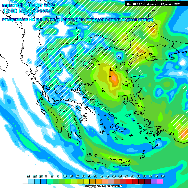 Modele GFS - Carte prévisions