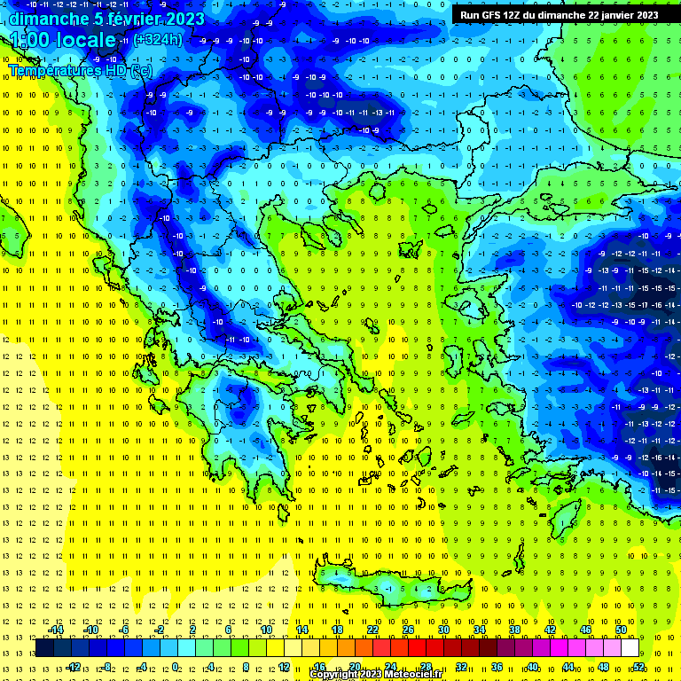 Modele GFS - Carte prévisions