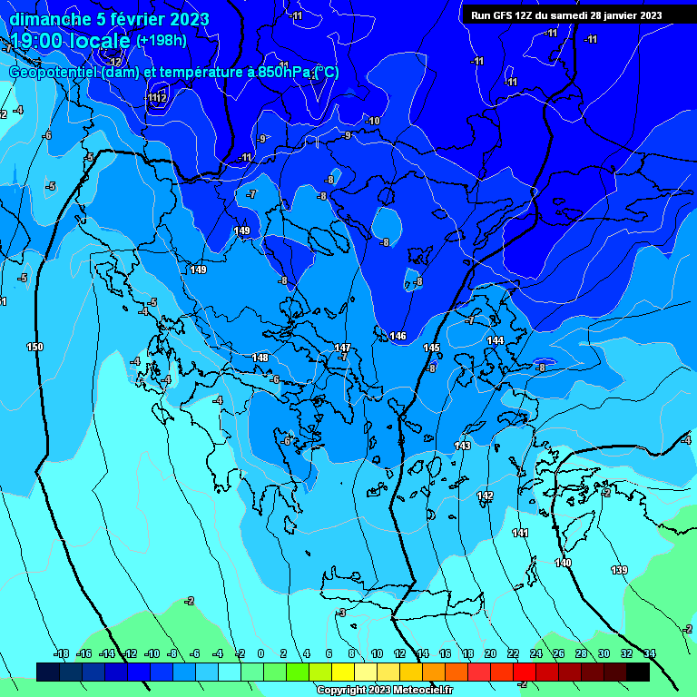 Modele GFS - Carte prévisions