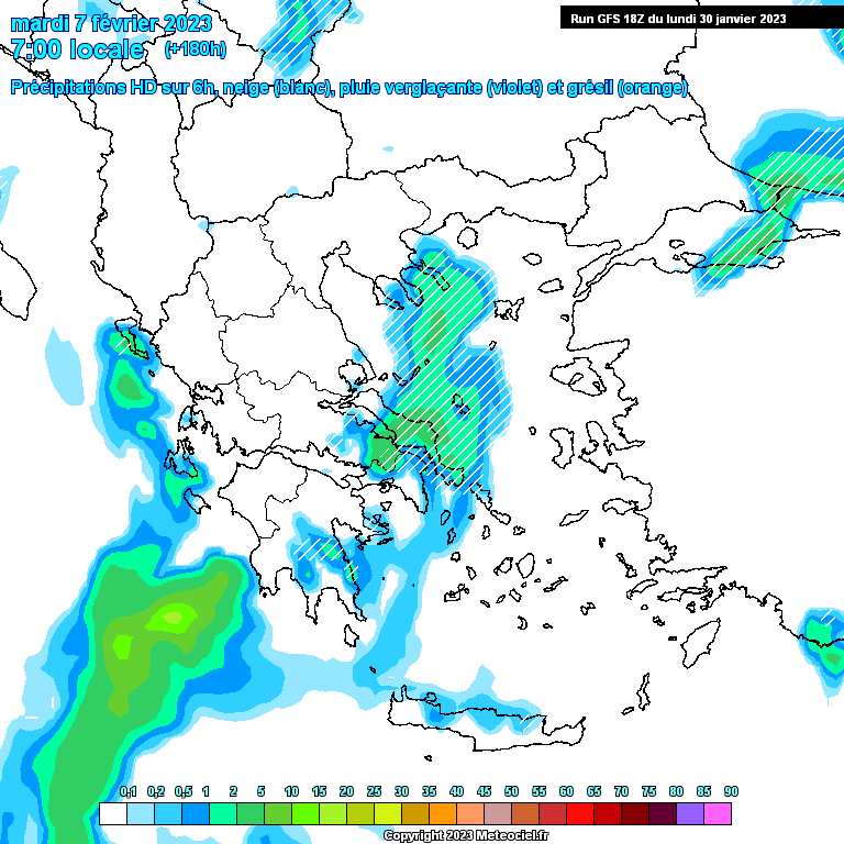 Modele GFS - Carte prévisions