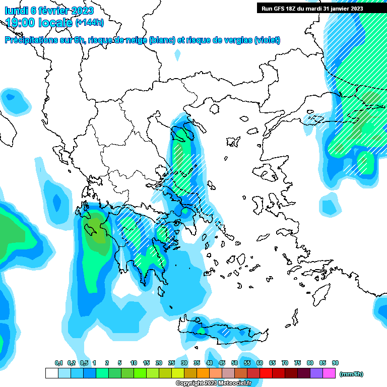 Modele GFS - Carte prévisions