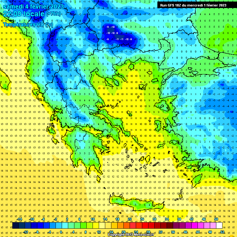 Modele GFS - Carte prévisions