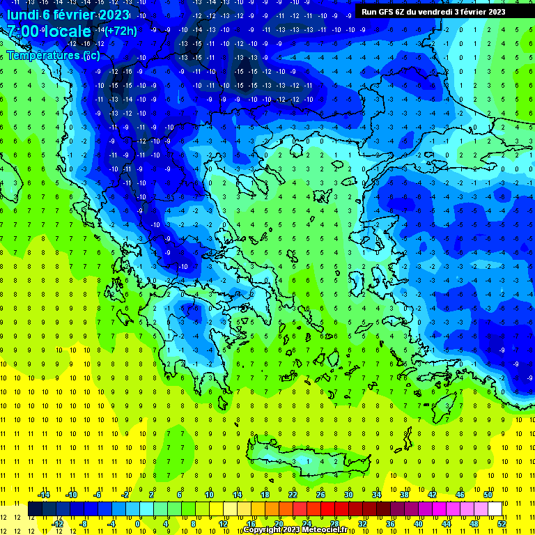 Modele GFS - Carte prévisions