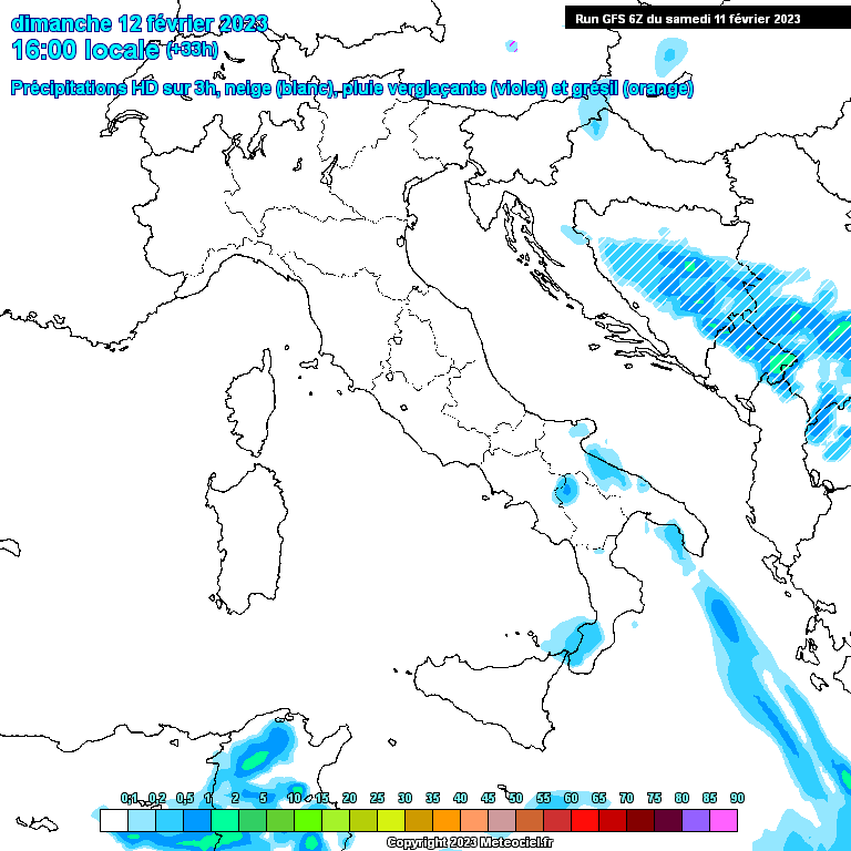 Modele GFS - Carte prévisions 