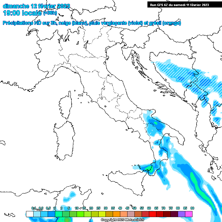 Modele GFS - Carte prévisions 