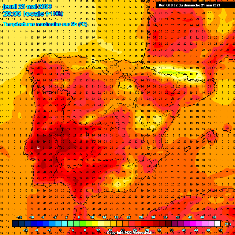Modele GFS - Carte prévisions 