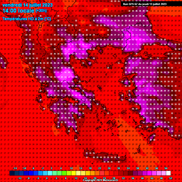 Modele GFS - Carte prévisions