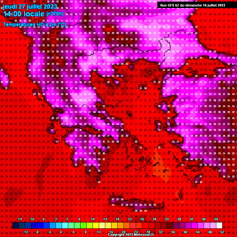 Modele GFS - Carte prévisions