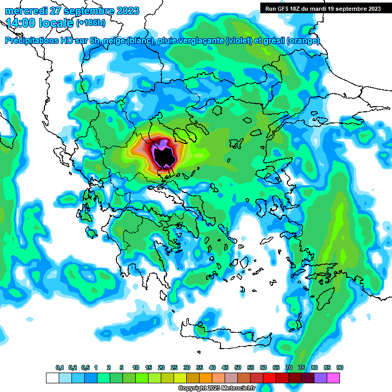 Modele GFS - Carte prévisions