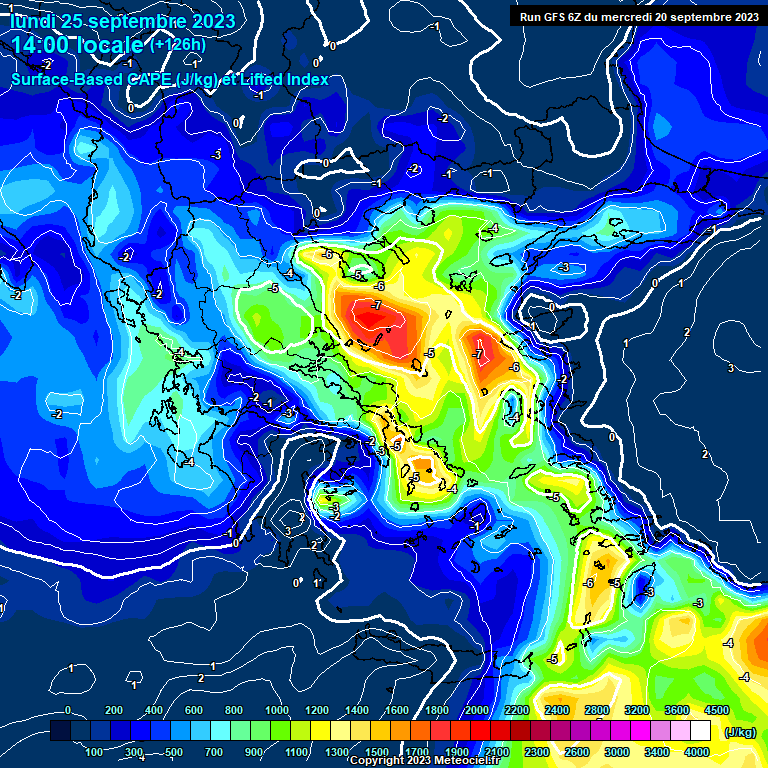 Modele GFS - Carte prévisions