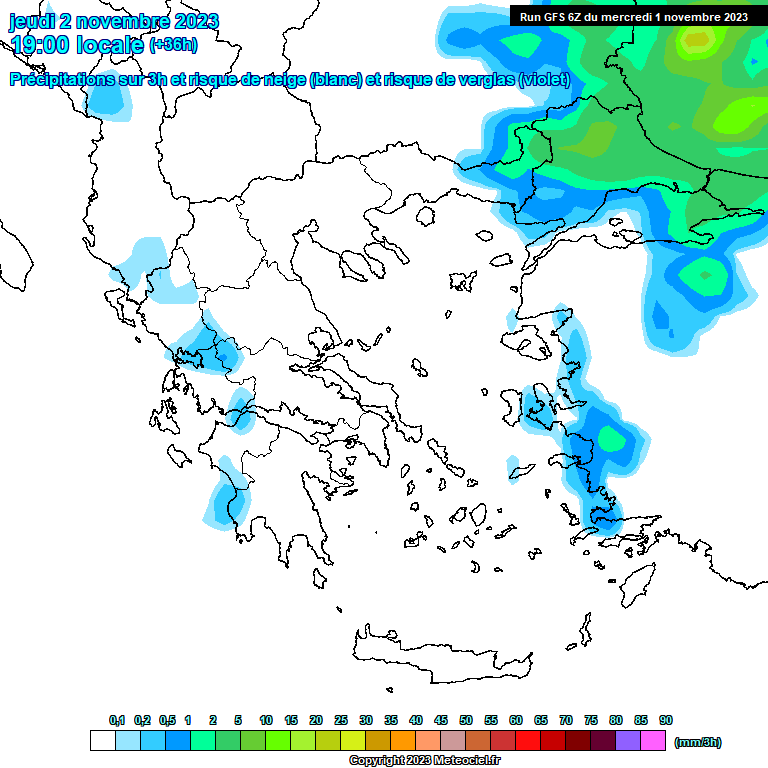 Modele GFS - Carte prévisions