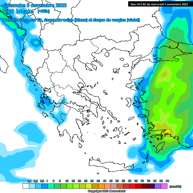 Modele GFS - Carte prévisions