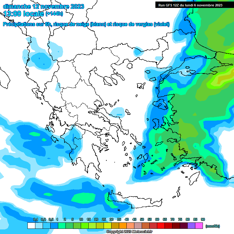Modele GFS - Carte prévisions