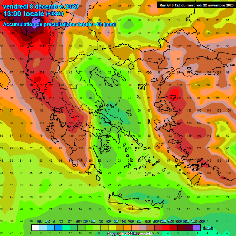 Modele GFS - Carte prévisions