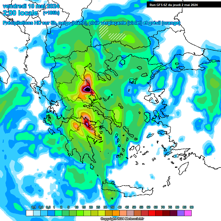 Modele GFS - Carte prévisions
