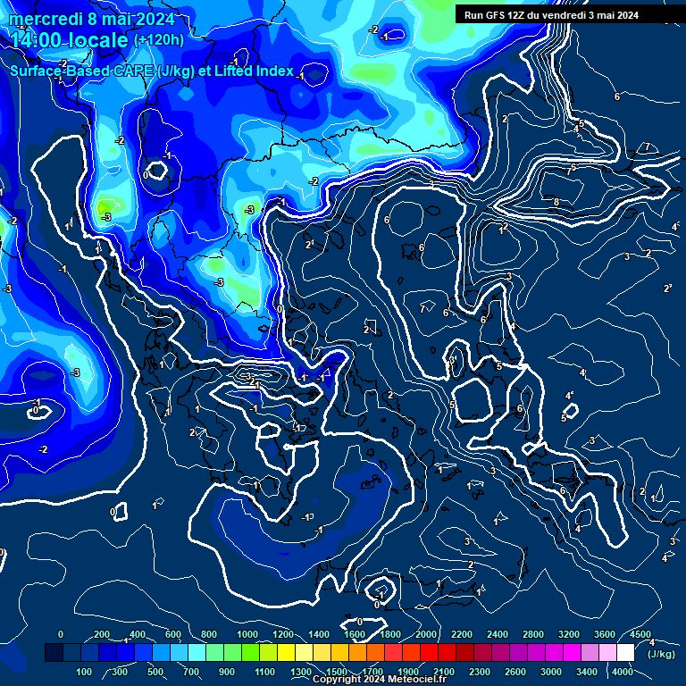 Modele GFS - Carte prévisions