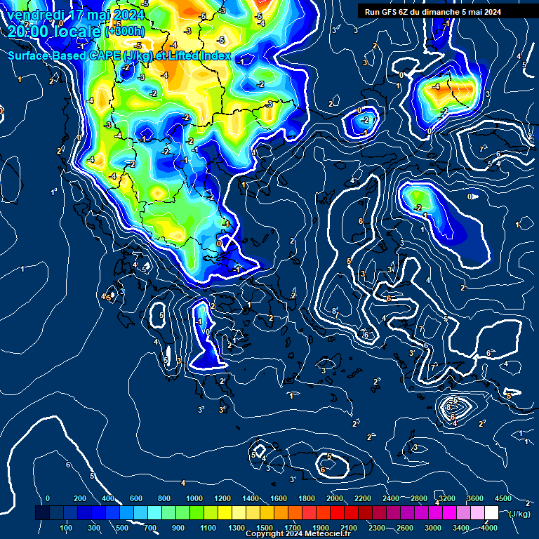 Modele GFS - Carte prévisions