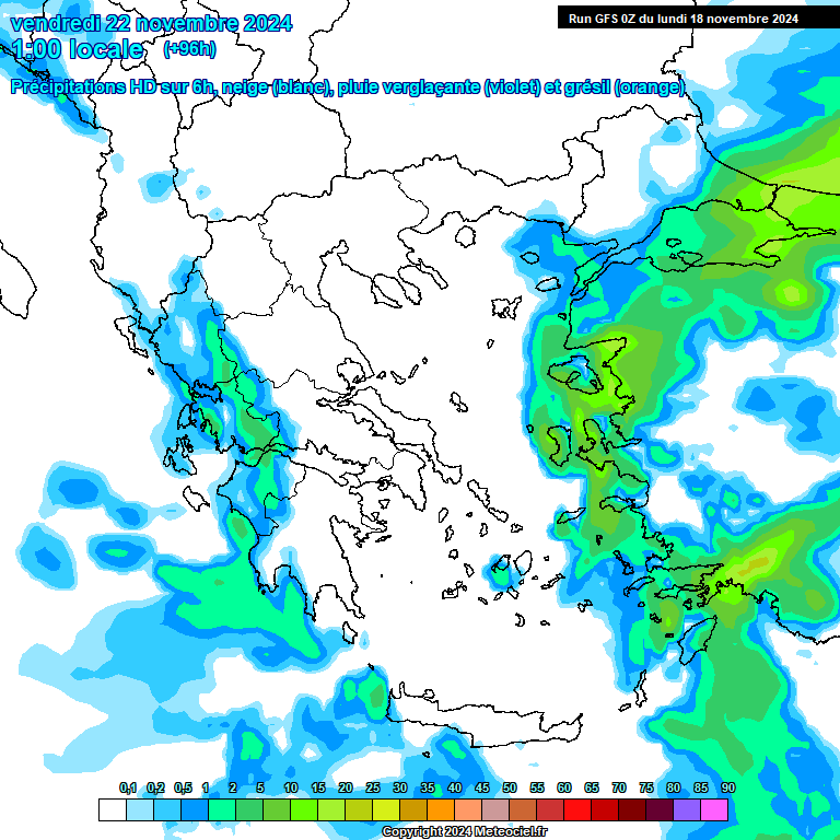 Modele GFS - Carte prévisions