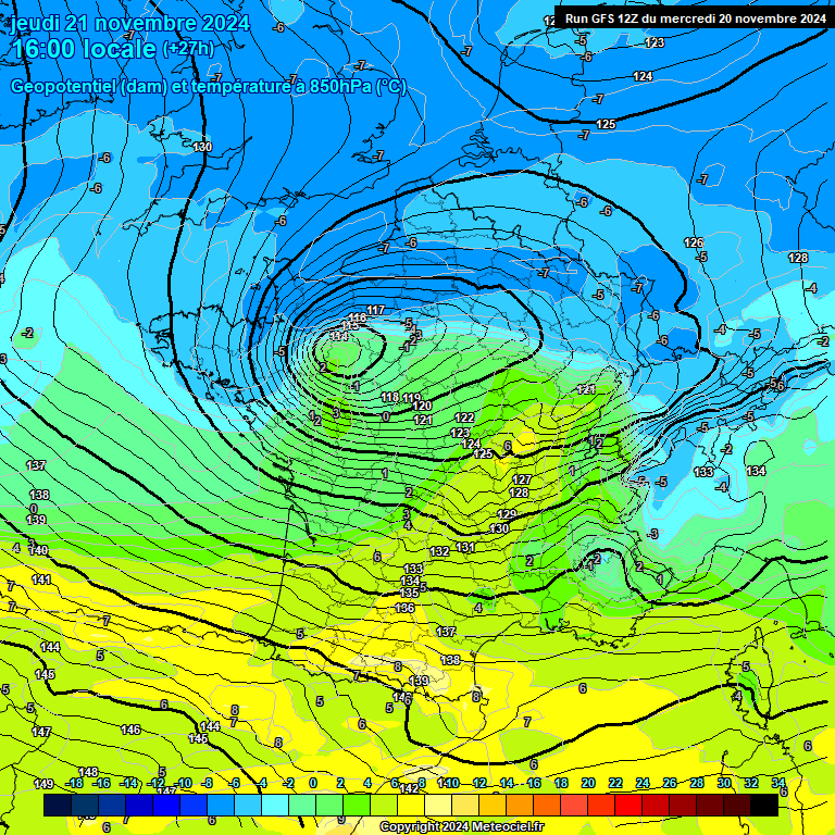 Modele GFS - Carte prévisions