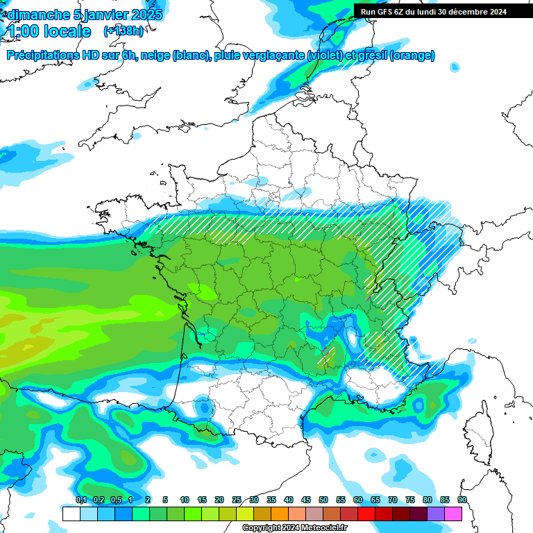 Modele GFS - Carte prévisions