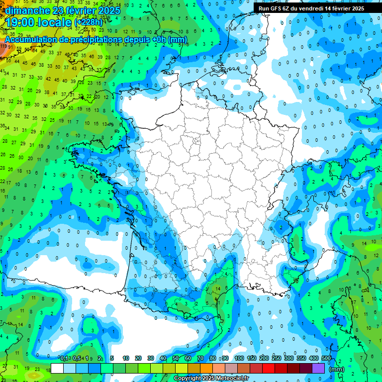 Modele GFS - Carte prévisions