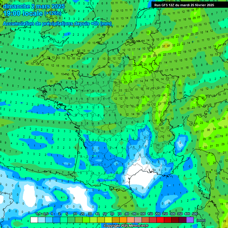 Modele GFS - Carte prévisions