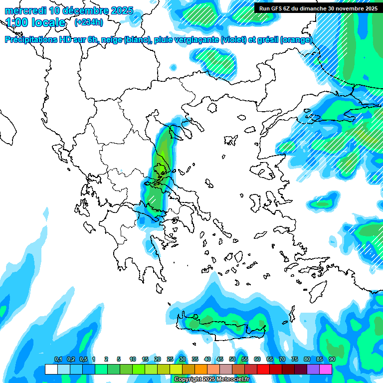 Modele GFS - Carte prévisions