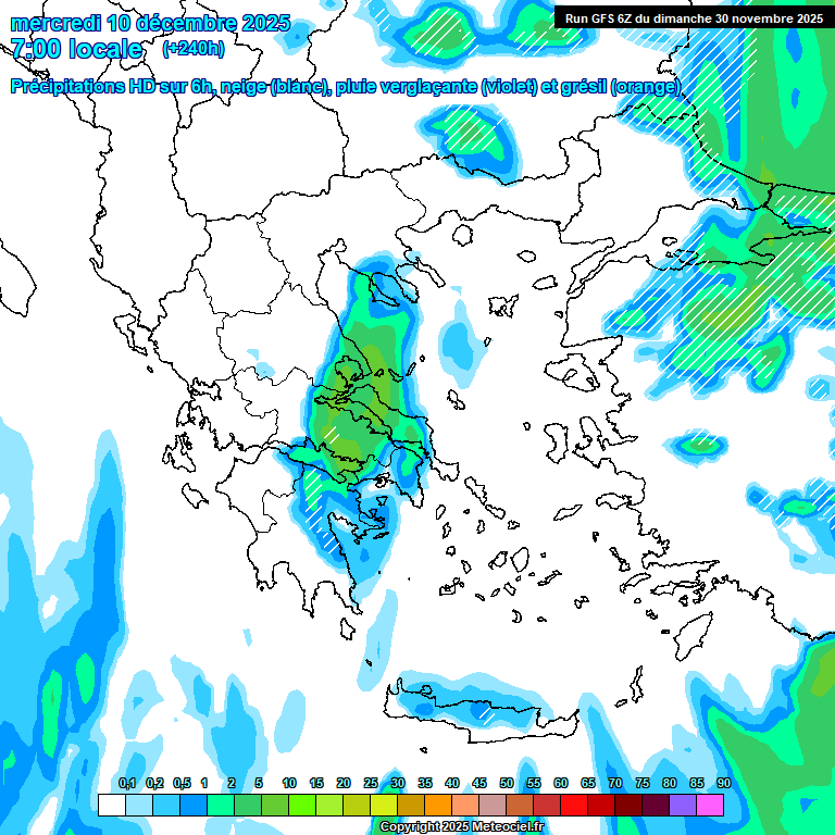 Modele GFS - Carte prévisions