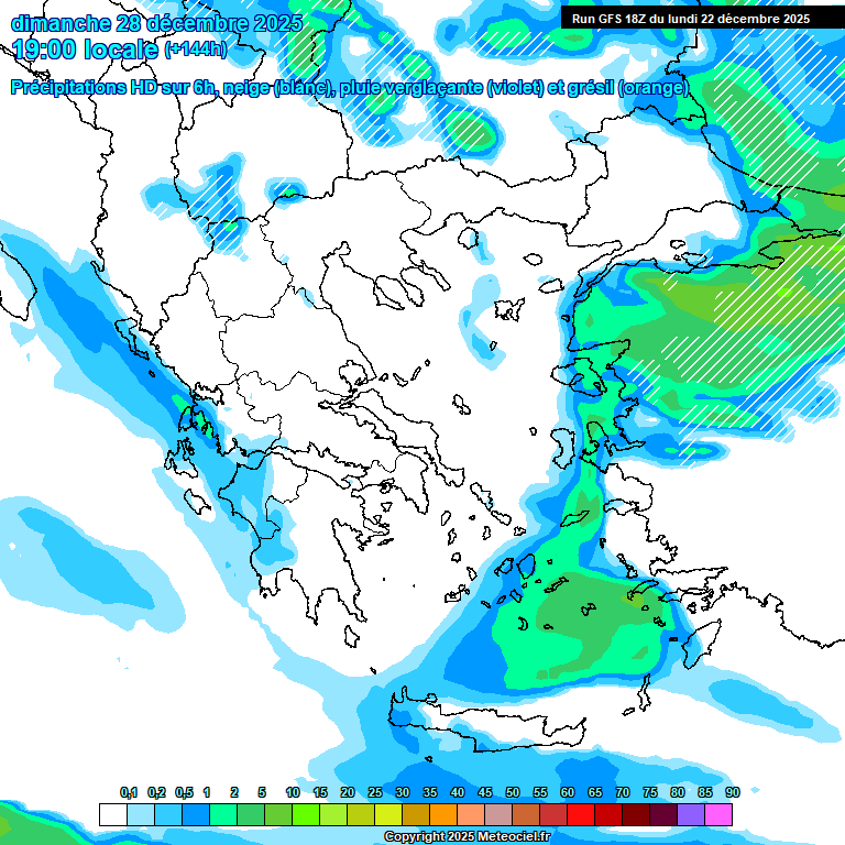 Modele GFS - Carte prévisions
