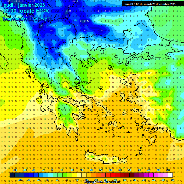 Modele GFS - Carte prévisions