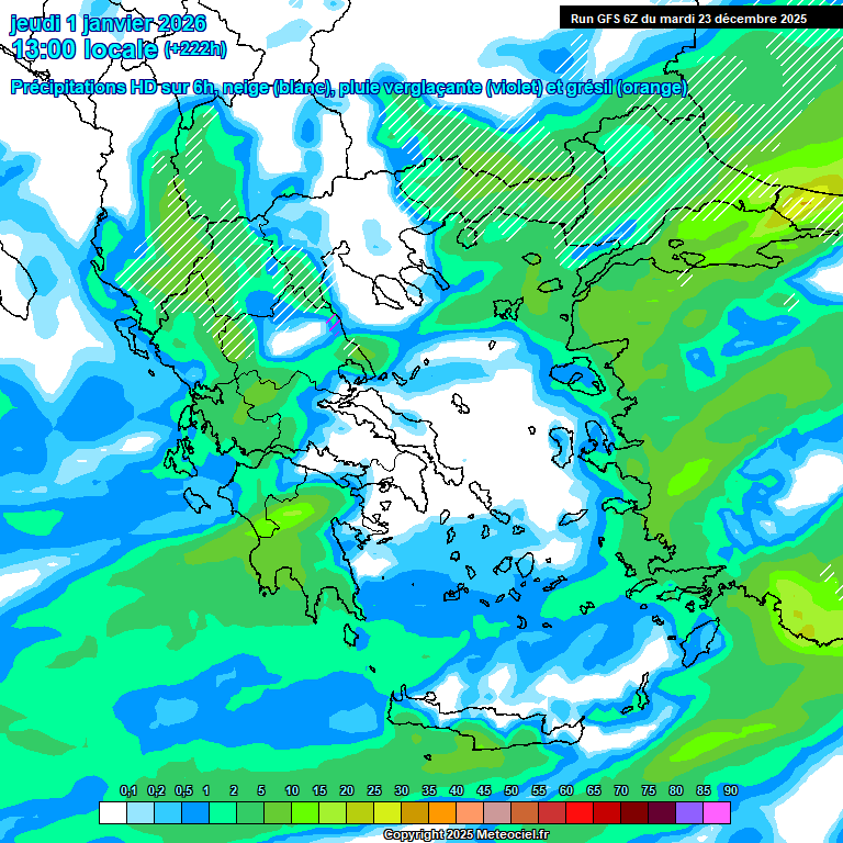Modele GFS - Carte prévisions