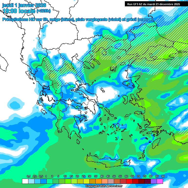 Modele GFS - Carte prévisions