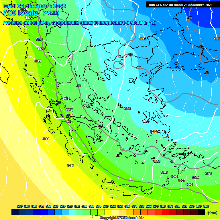 Modele GFS - Carte prévisions