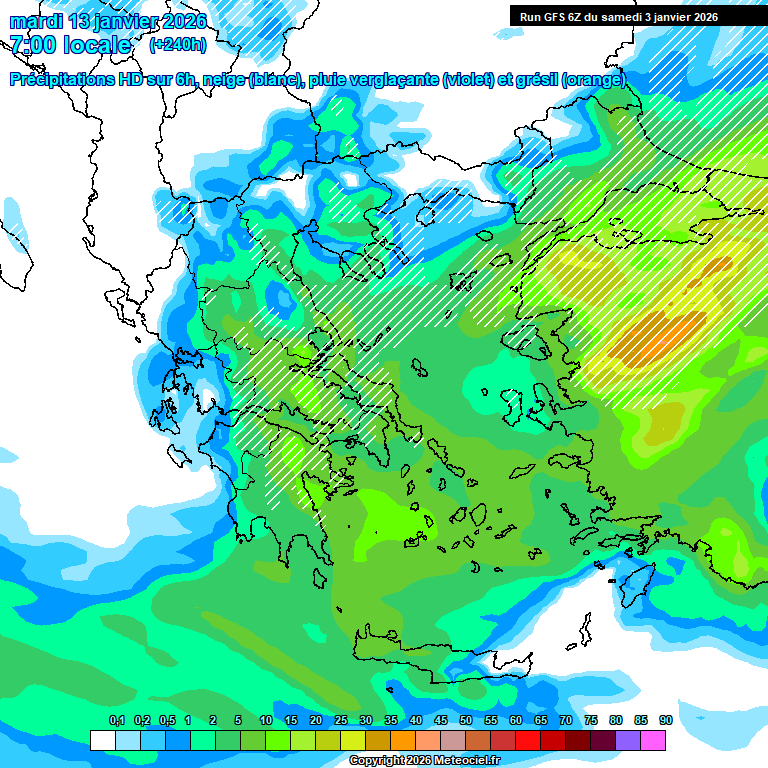 Modele GFS - Carte prévisions