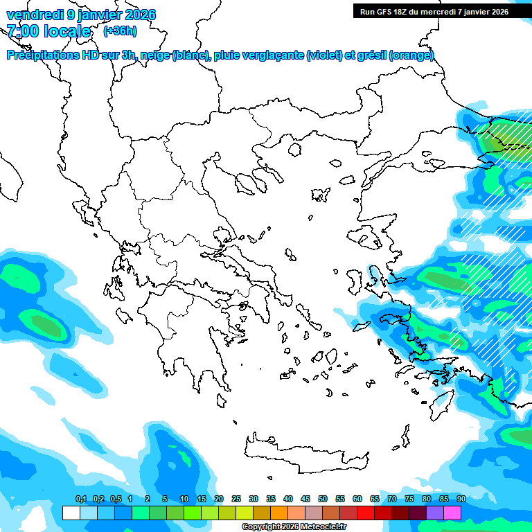 Modele GFS - Carte prévisions