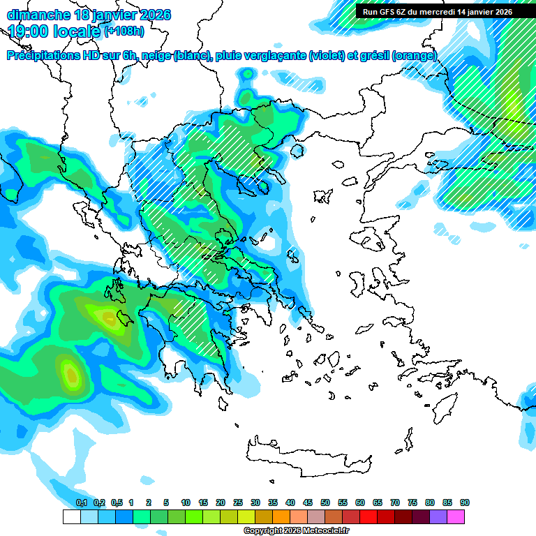 Modele GFS - Carte prévisions