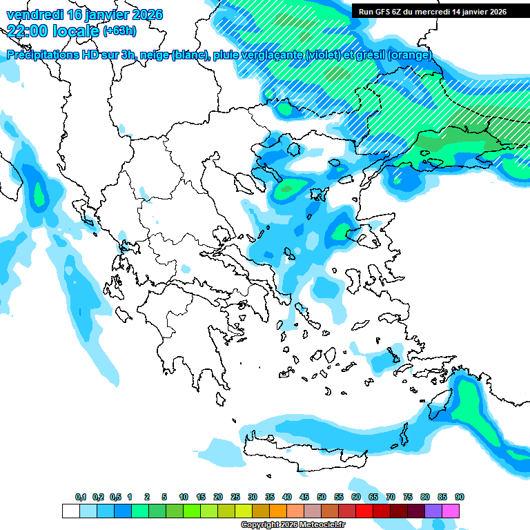 Modele GFS - Carte prévisions