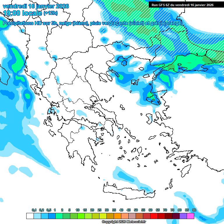 Modele GFS - Carte prévisions
