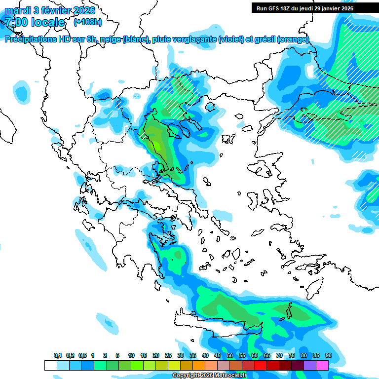 Modele GFS - Carte prévisions