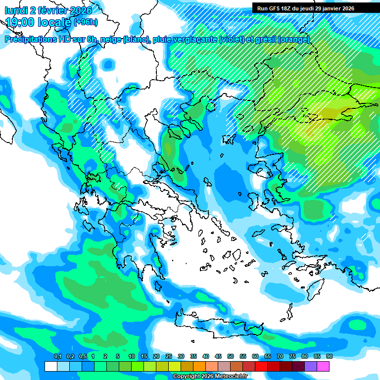 Modele GFS - Carte prévisions