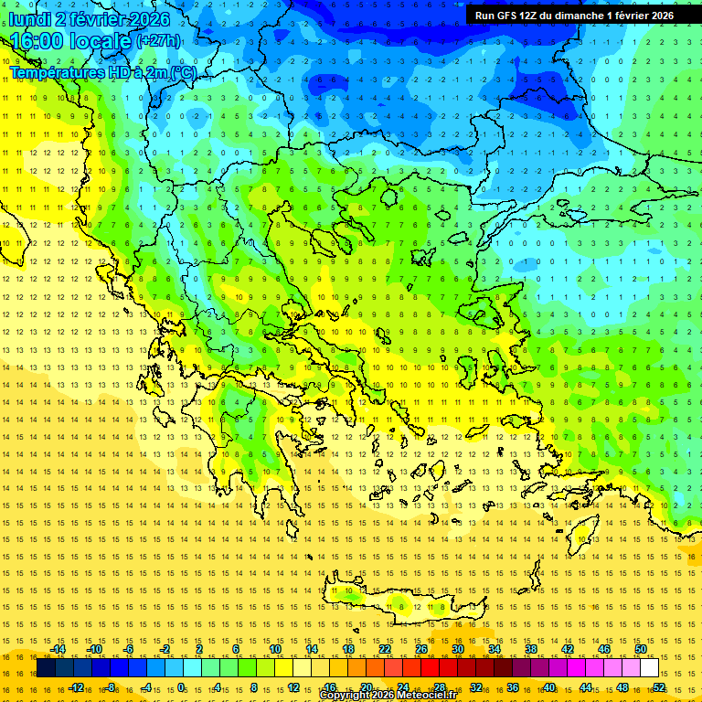 Modele GFS - Carte prévisions