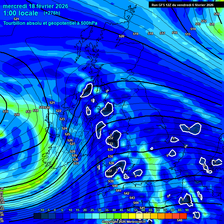 Modele GFS - Carte pr�visions 