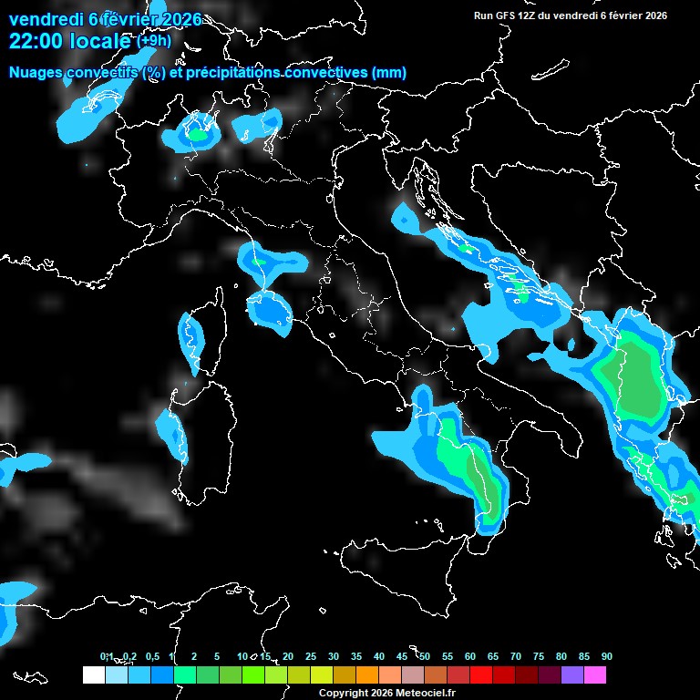 Modele GFS - Carte pr�visions 