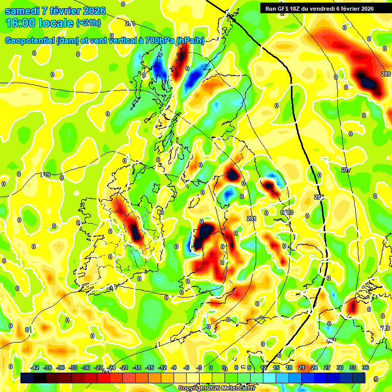 Modele GFS - Carte pr�visions 