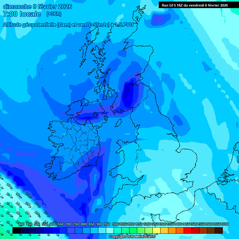 Modele GFS - Carte pr�visions 