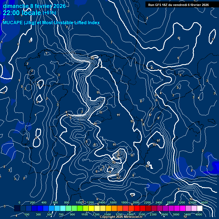 Modele GFS - Carte pr�visions 