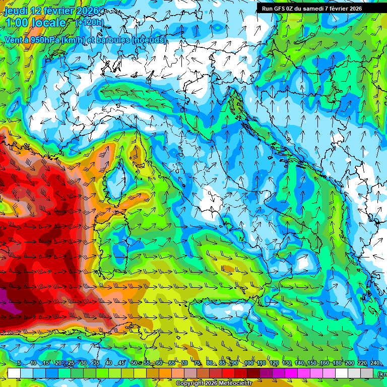 Modele GFS - Carte pr�visions 
