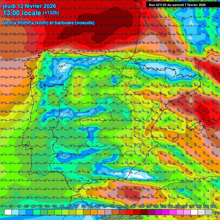 Modele GFS - Carte pr�visions 