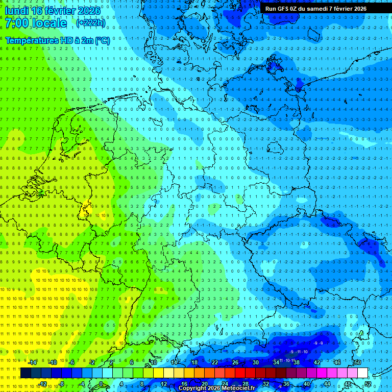 Modele GFS - Carte pr�visions 